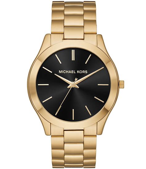 michael kors men's slim runway quartz watch|Michael Kors Watch 250300.